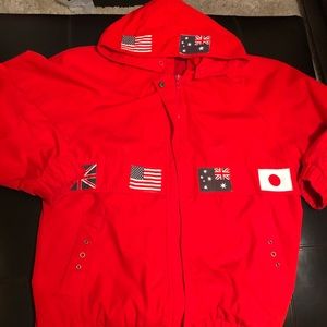 VINTAGE FLAG WINDBREAK L